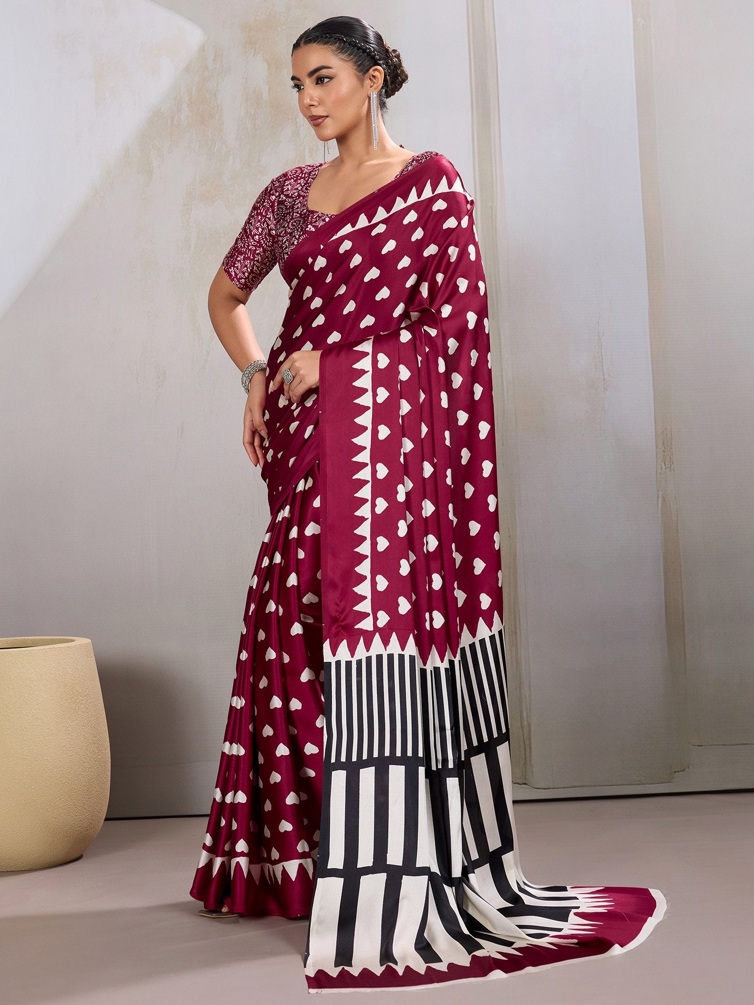 partywear designer saree for festive occasions