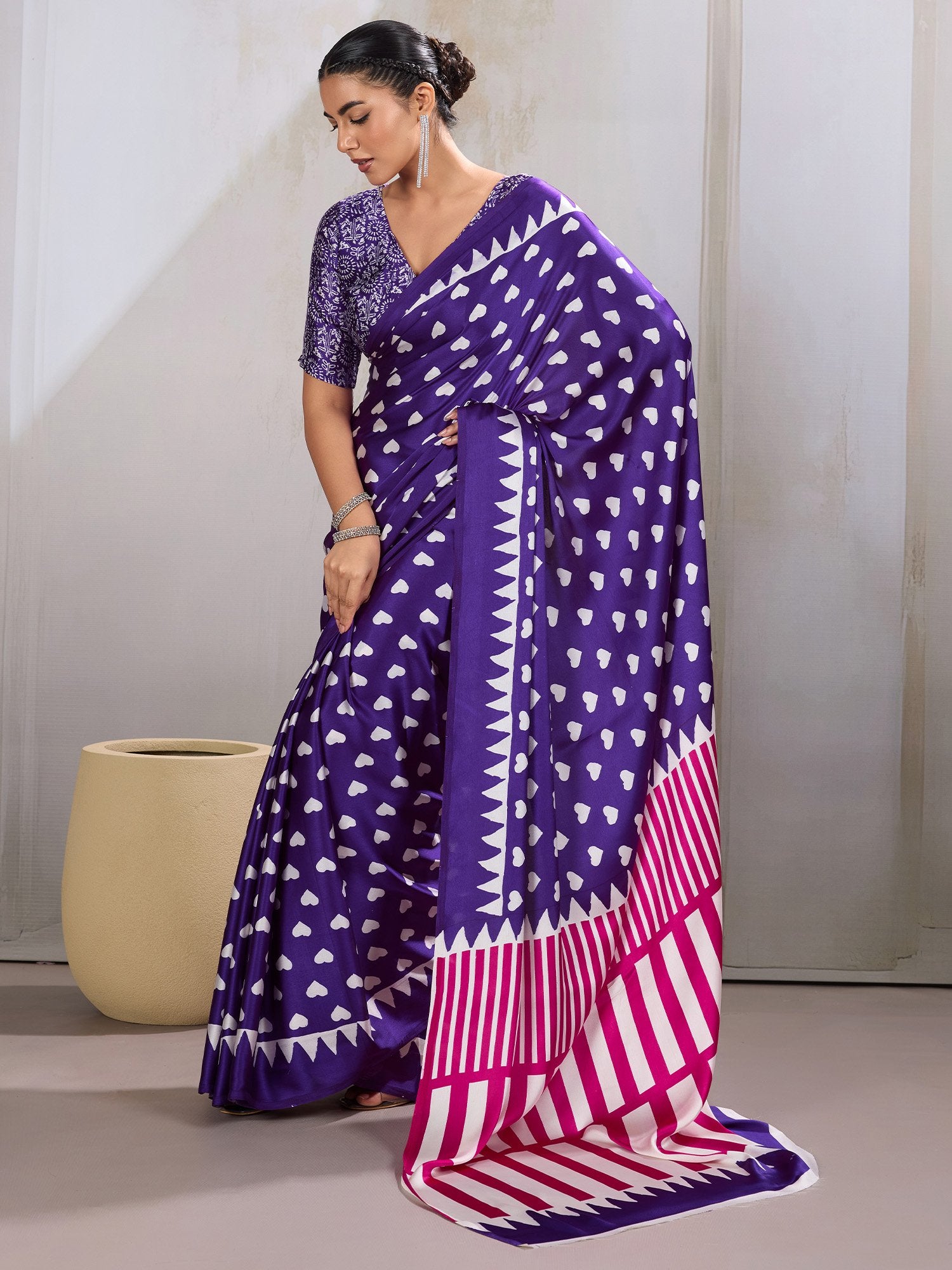 partywear designer saree for festive occasions
