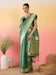 Green Green Banarasi Satin Silk Woven Saree
