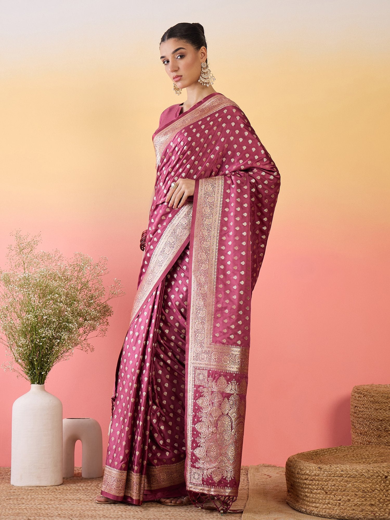partywear designer saree for festive occasions