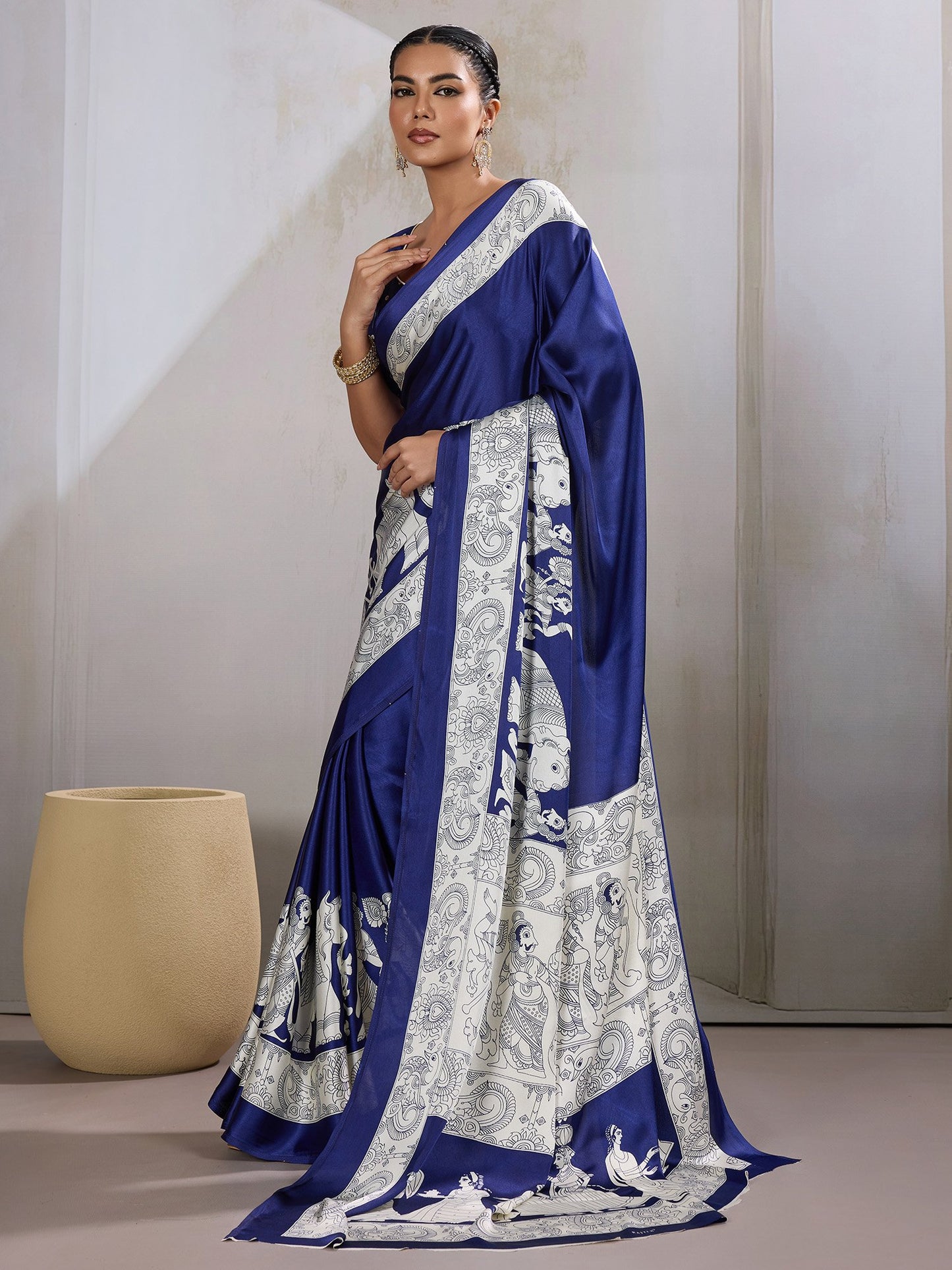 partywear designer saree for festive occasions