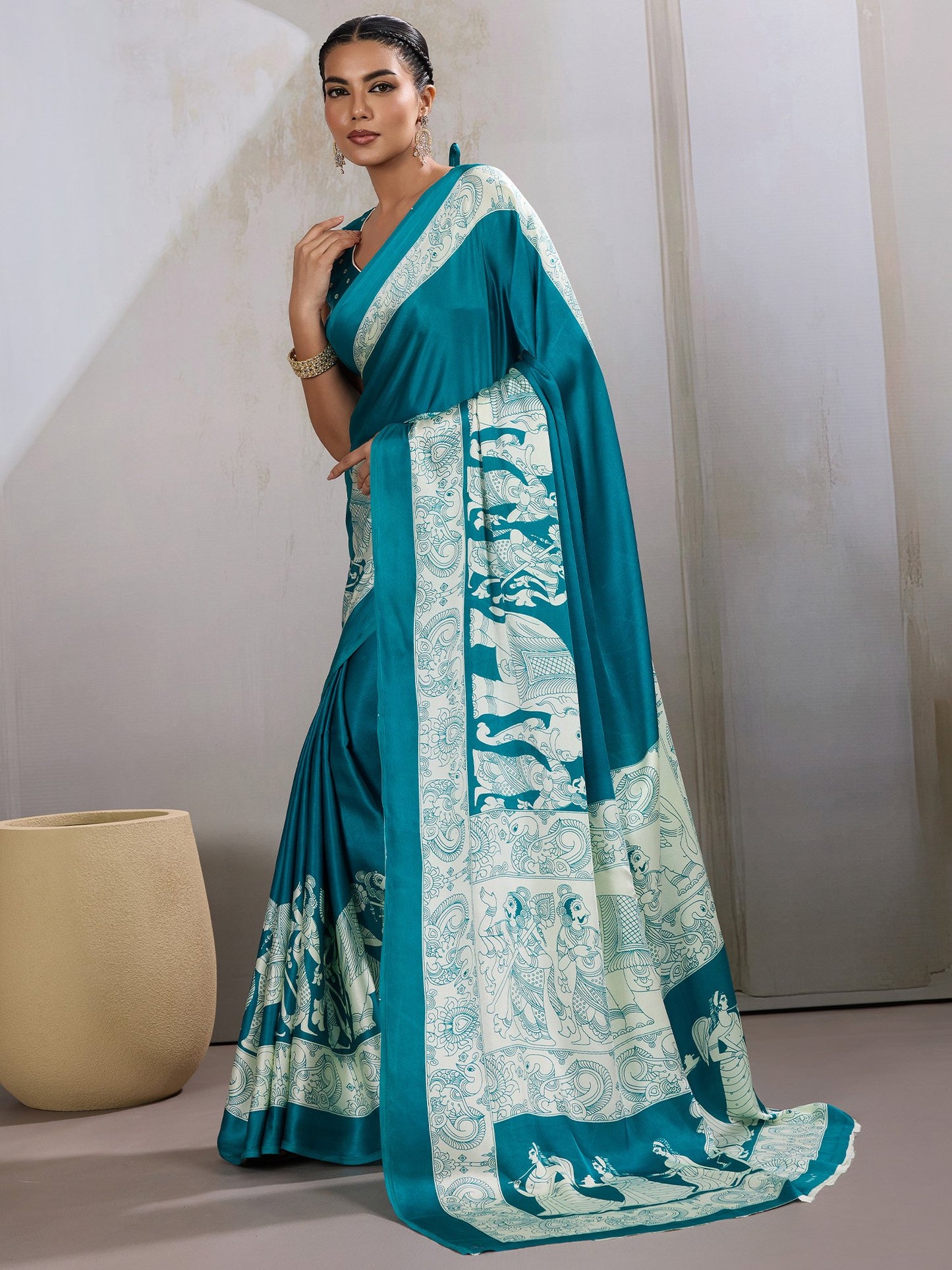 partywear designer saree for festive occasions