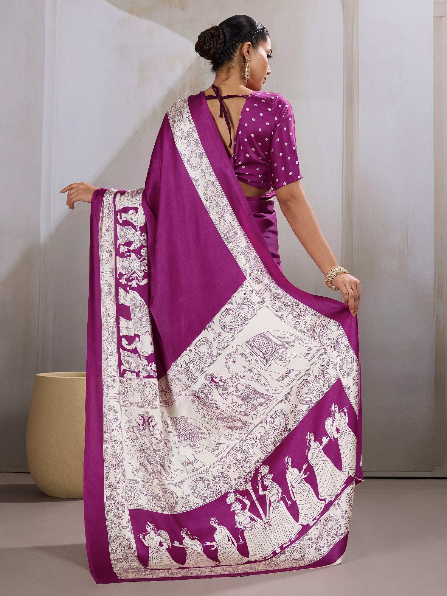 partywear designer saree for festive occasions