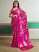Pink Pink Banarasi Pure Silk Printed Saree