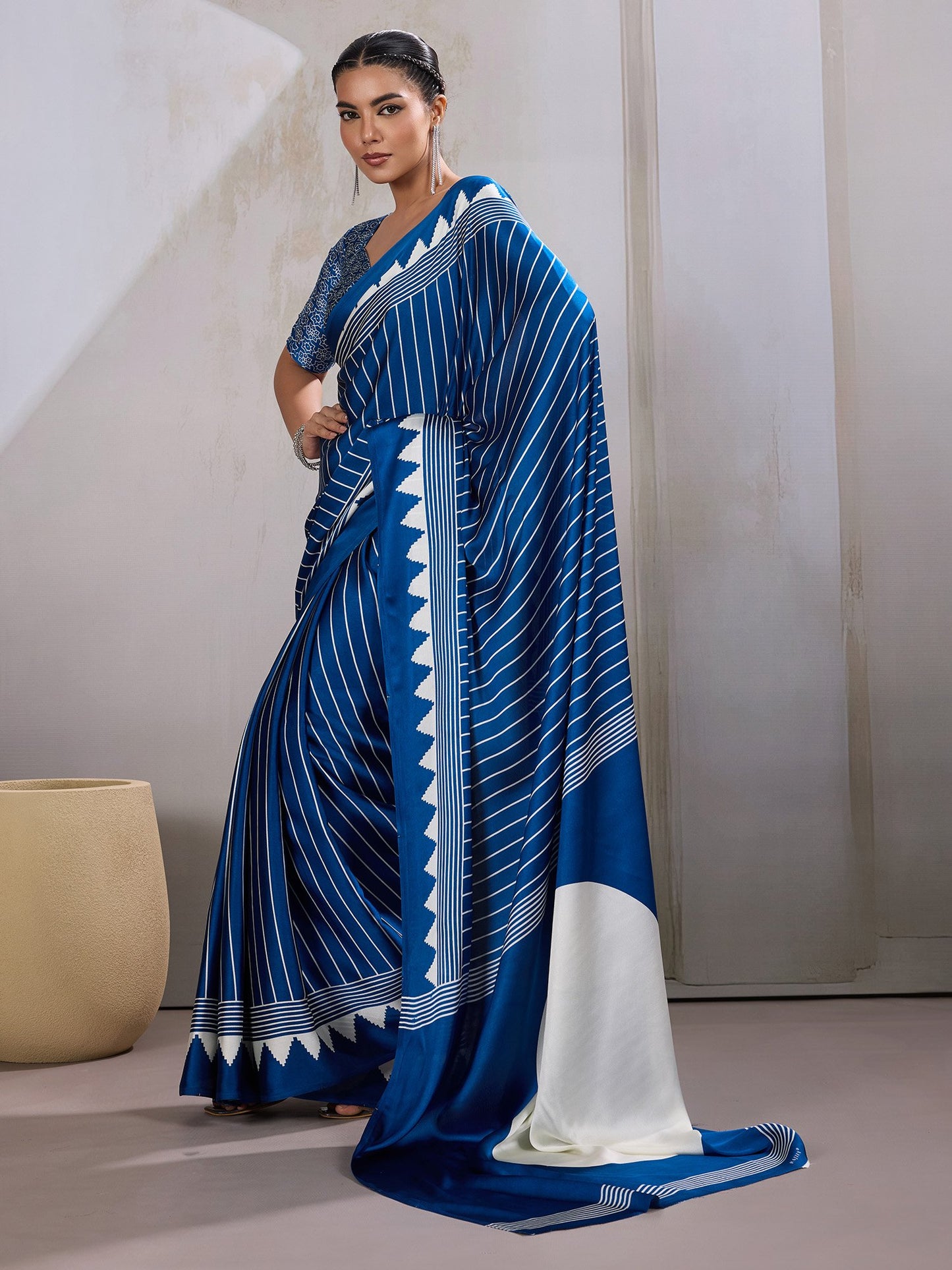 partywear designer saree for festive occasions
