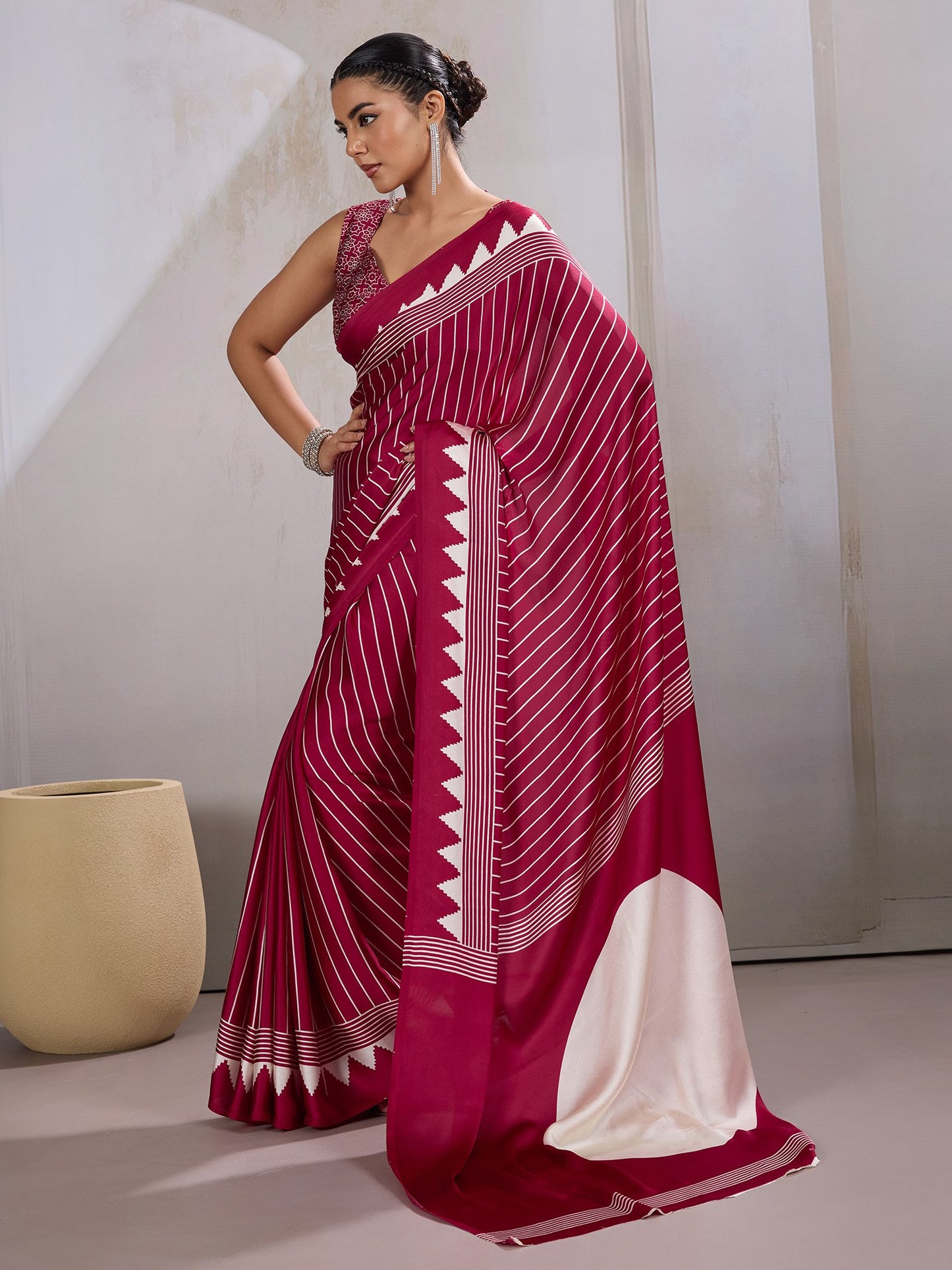 partywear designer saree for festive occasions