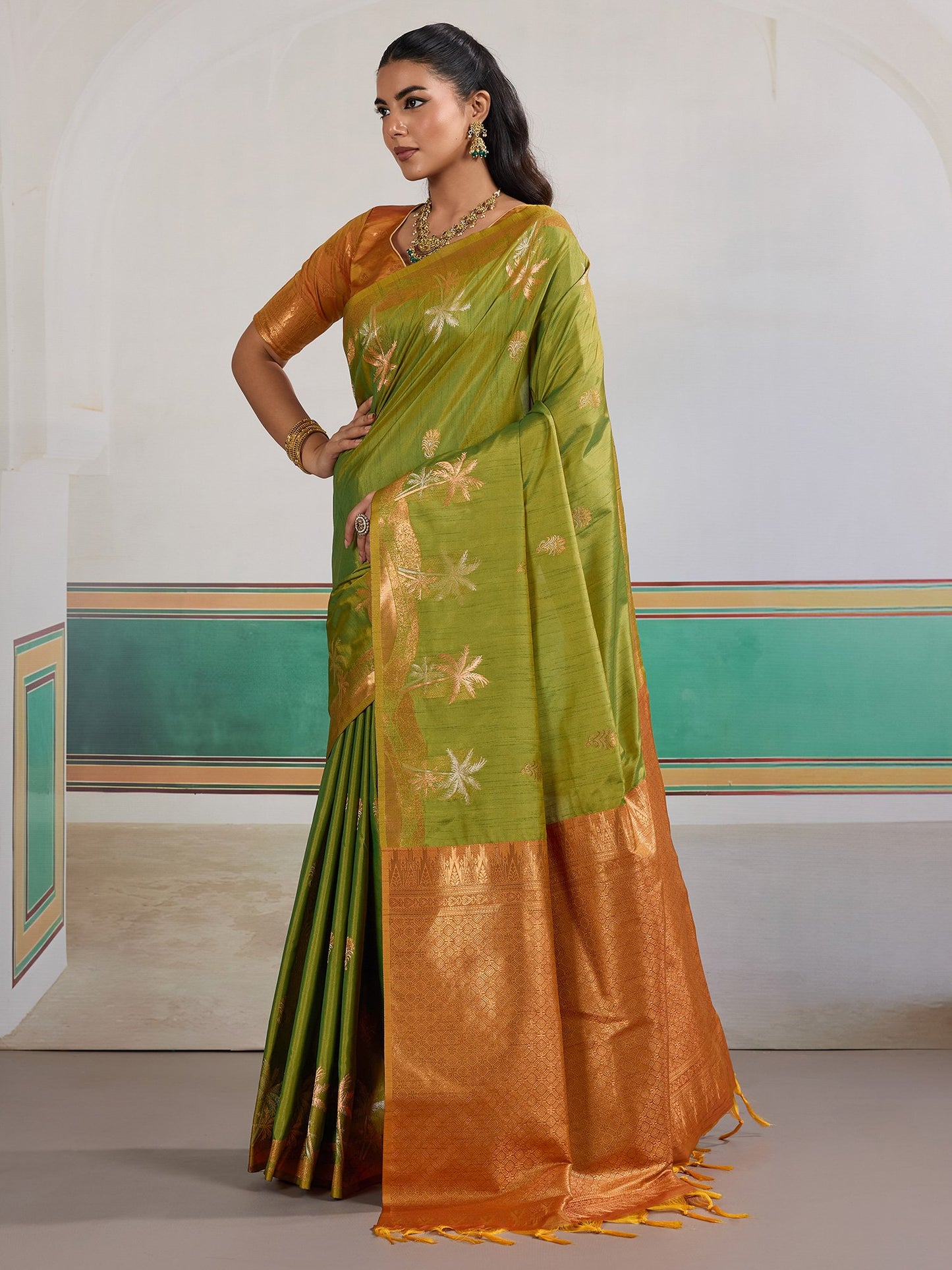 partywear designer saree for festive occasions