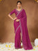 Pink Pink Party Wear Georgette Embellished Saree
