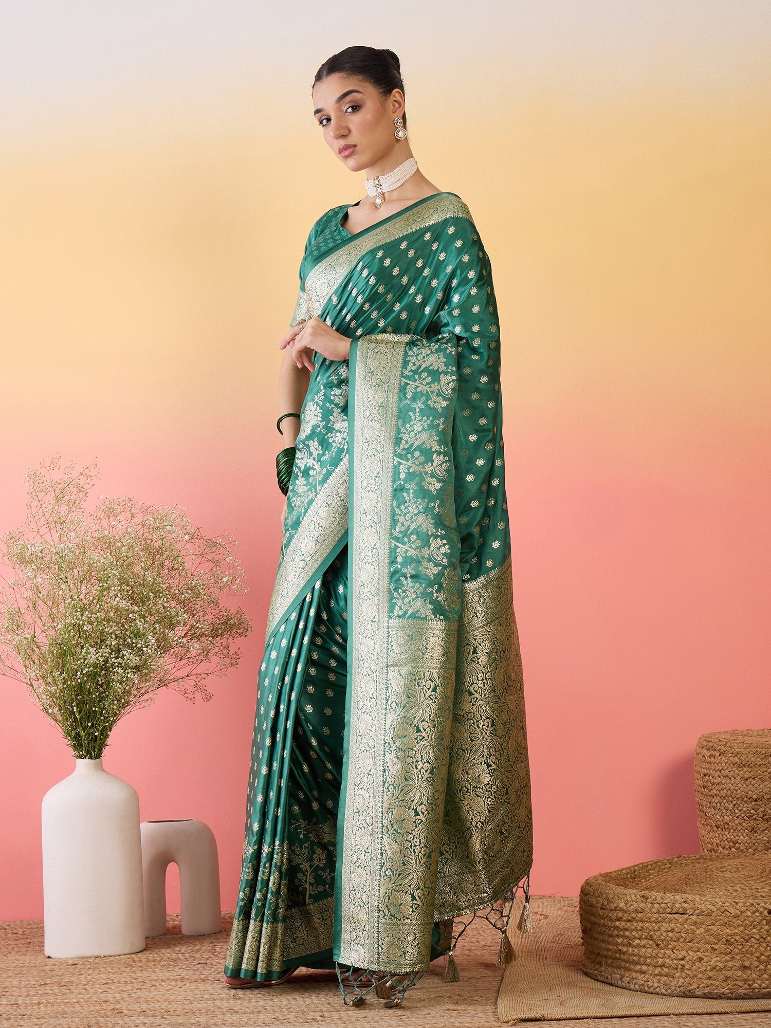 partywear designer saree for festive occasions