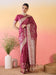 Purple Mauve Banarasi Satin Silk Woven Saree