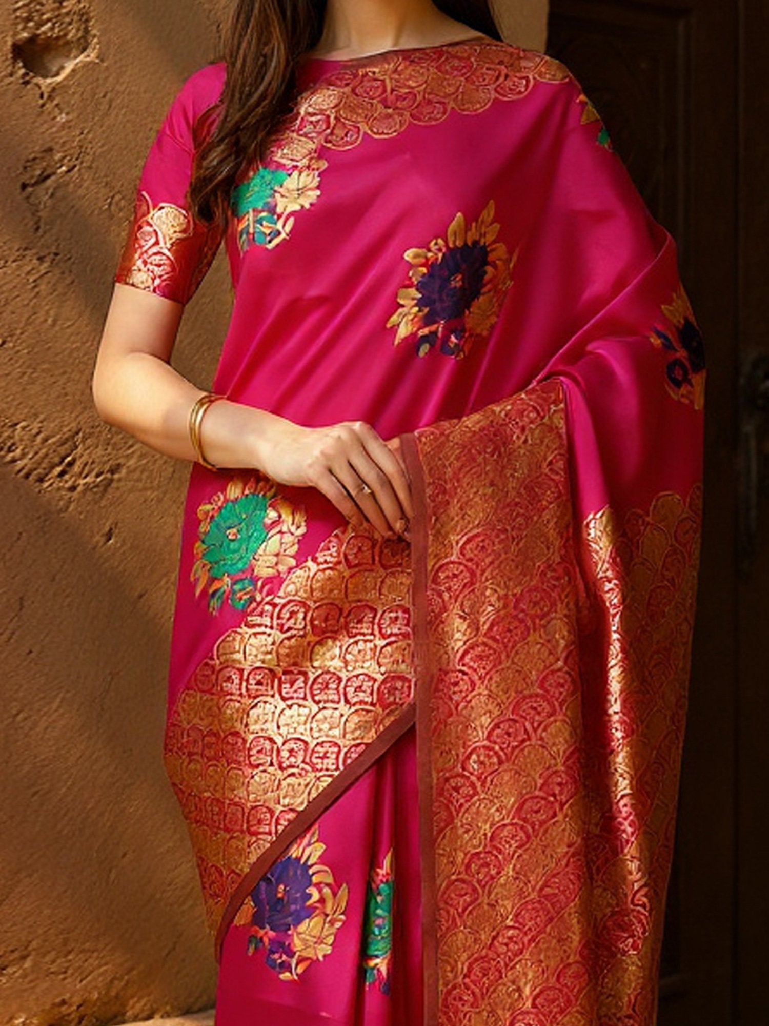 partywear designer saree for festive occasions
