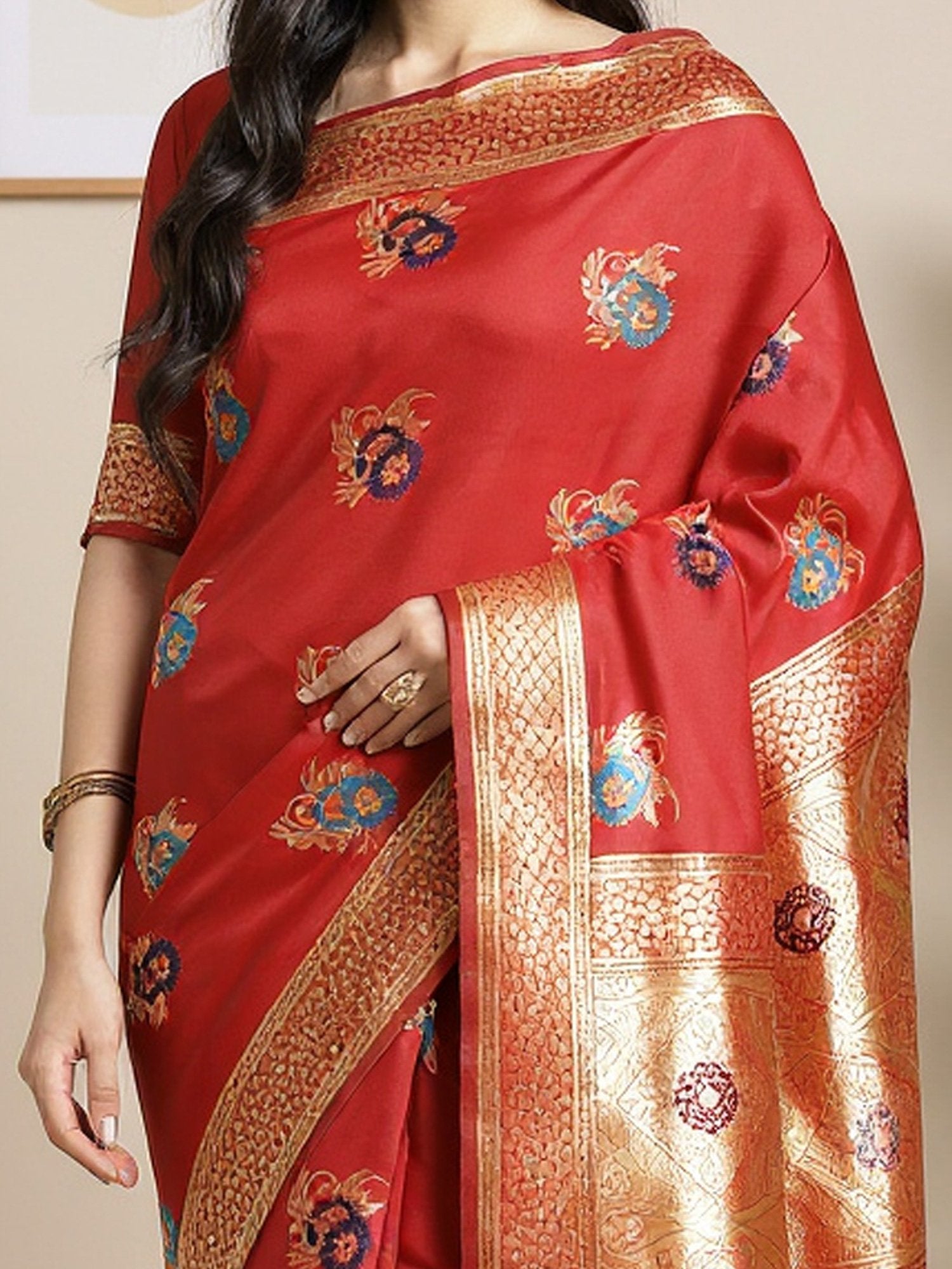 partywear designer saree for festive occasions