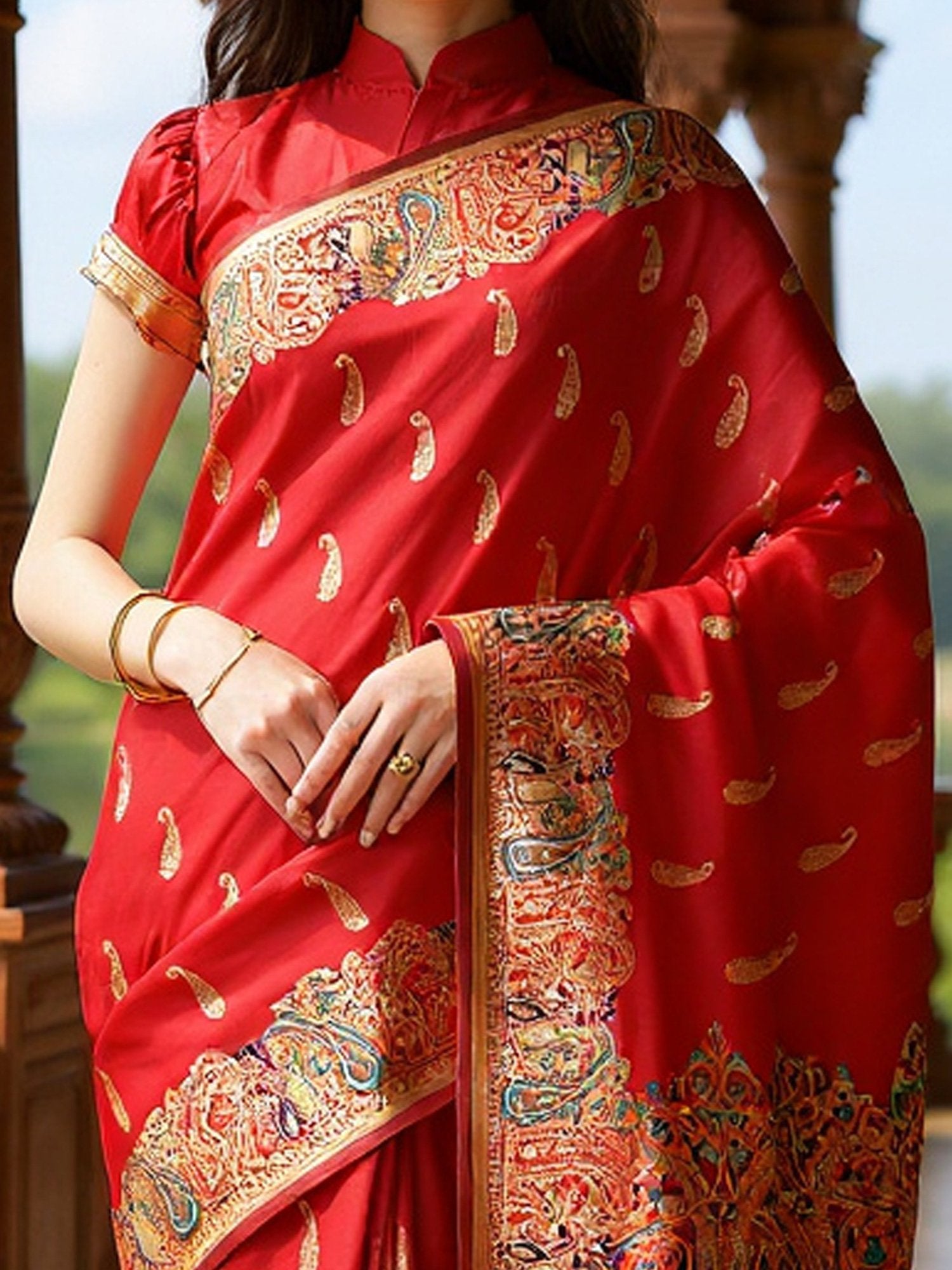 partywear designer saree for festive occasions