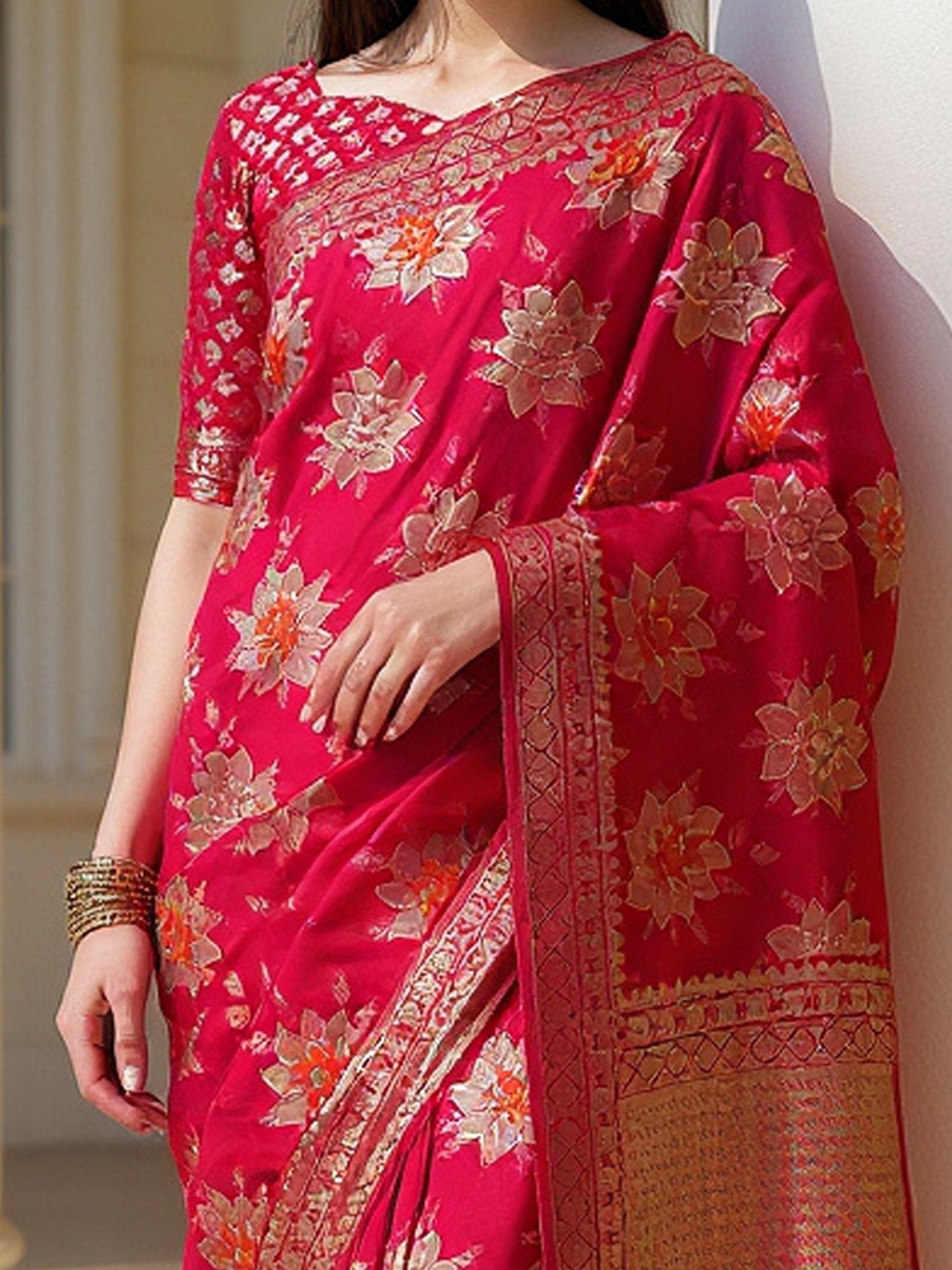 partywear designer saree for festive occasions