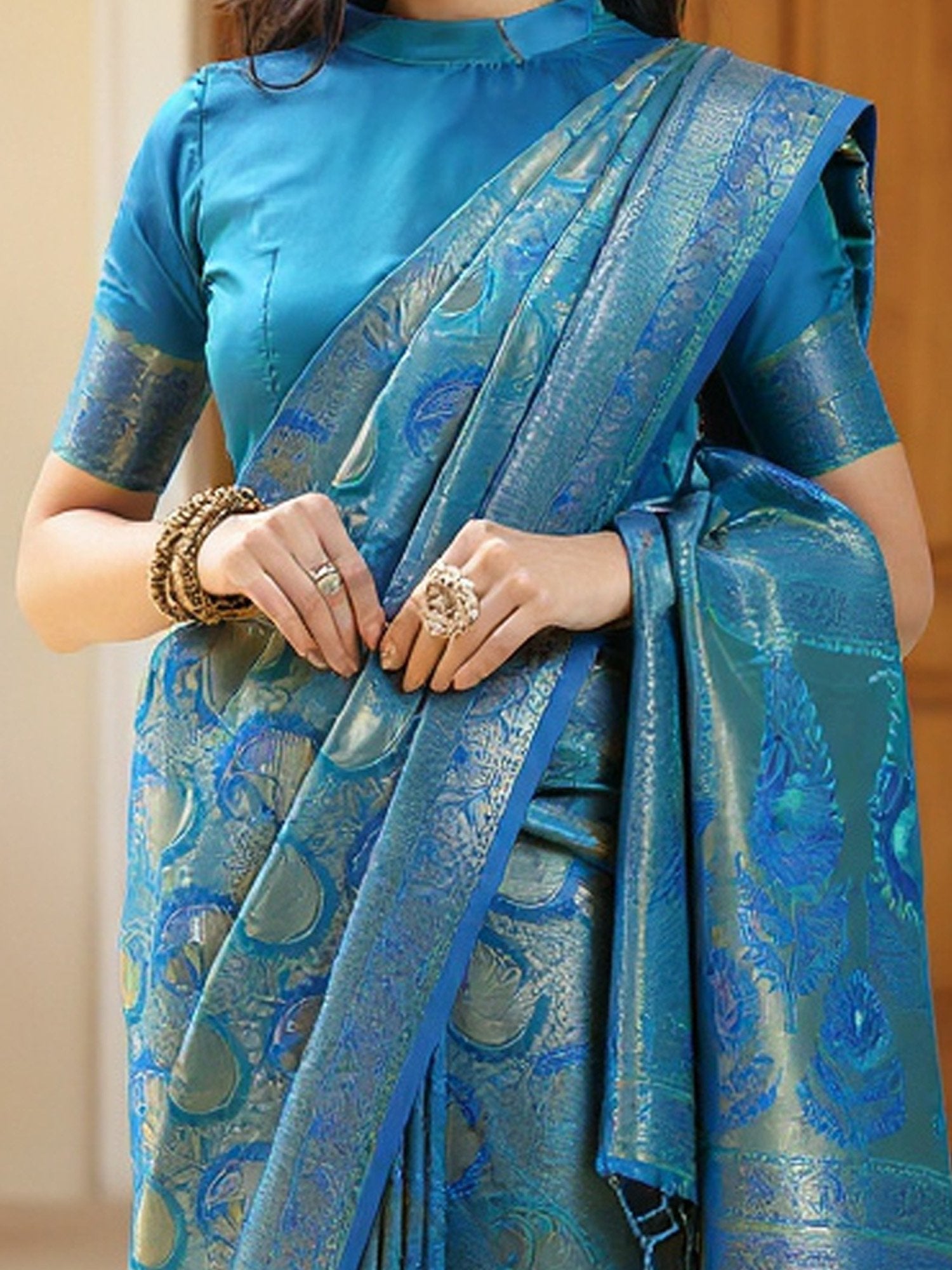 partywear designer saree for festive occasions