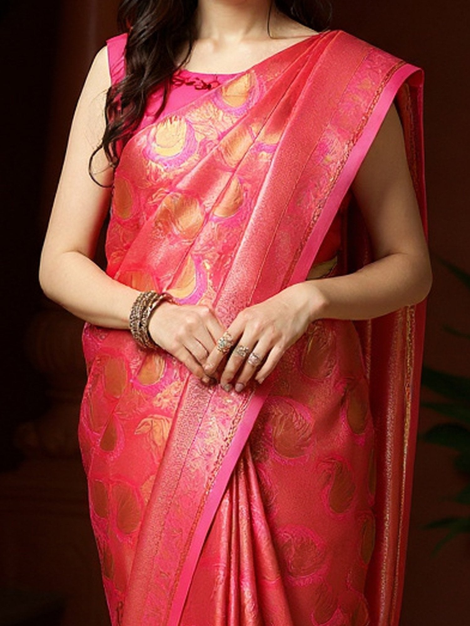 partywear designer saree for festive occasions