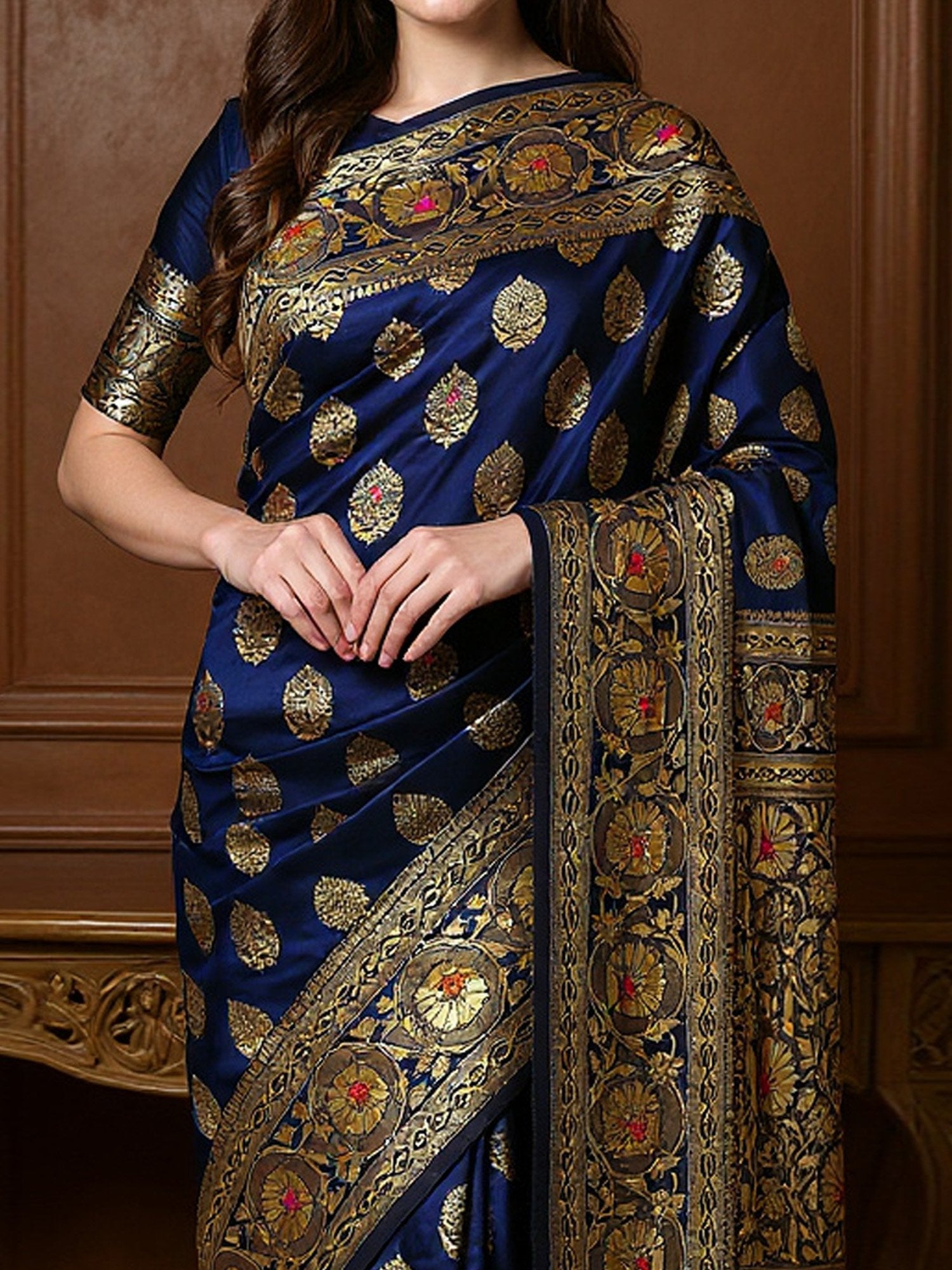partywear designer saree for festive occasions