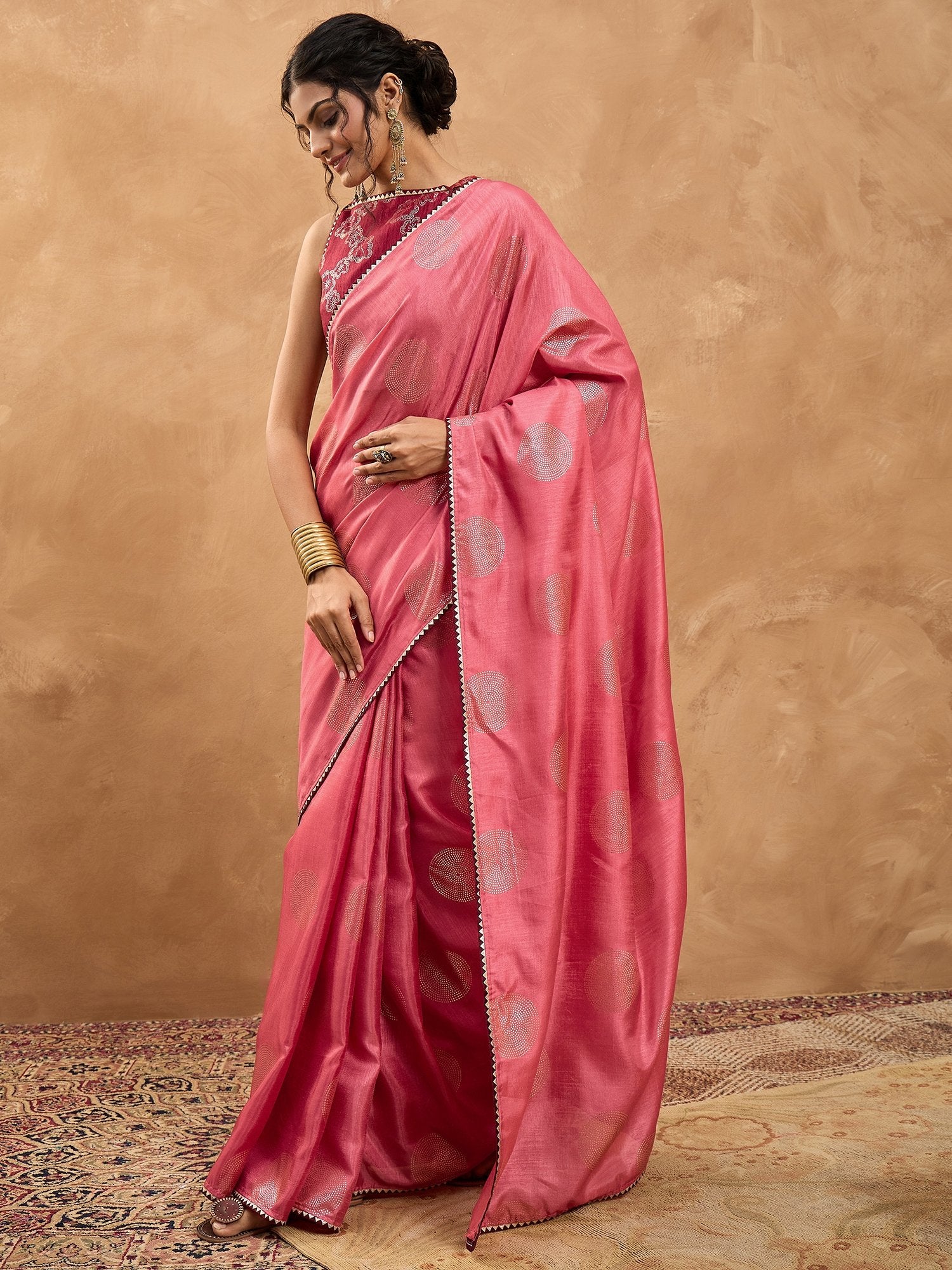 partywear designer saree for festive occasions