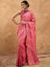 Pink Pink Banarasi Dola Silk Digital Print Saree