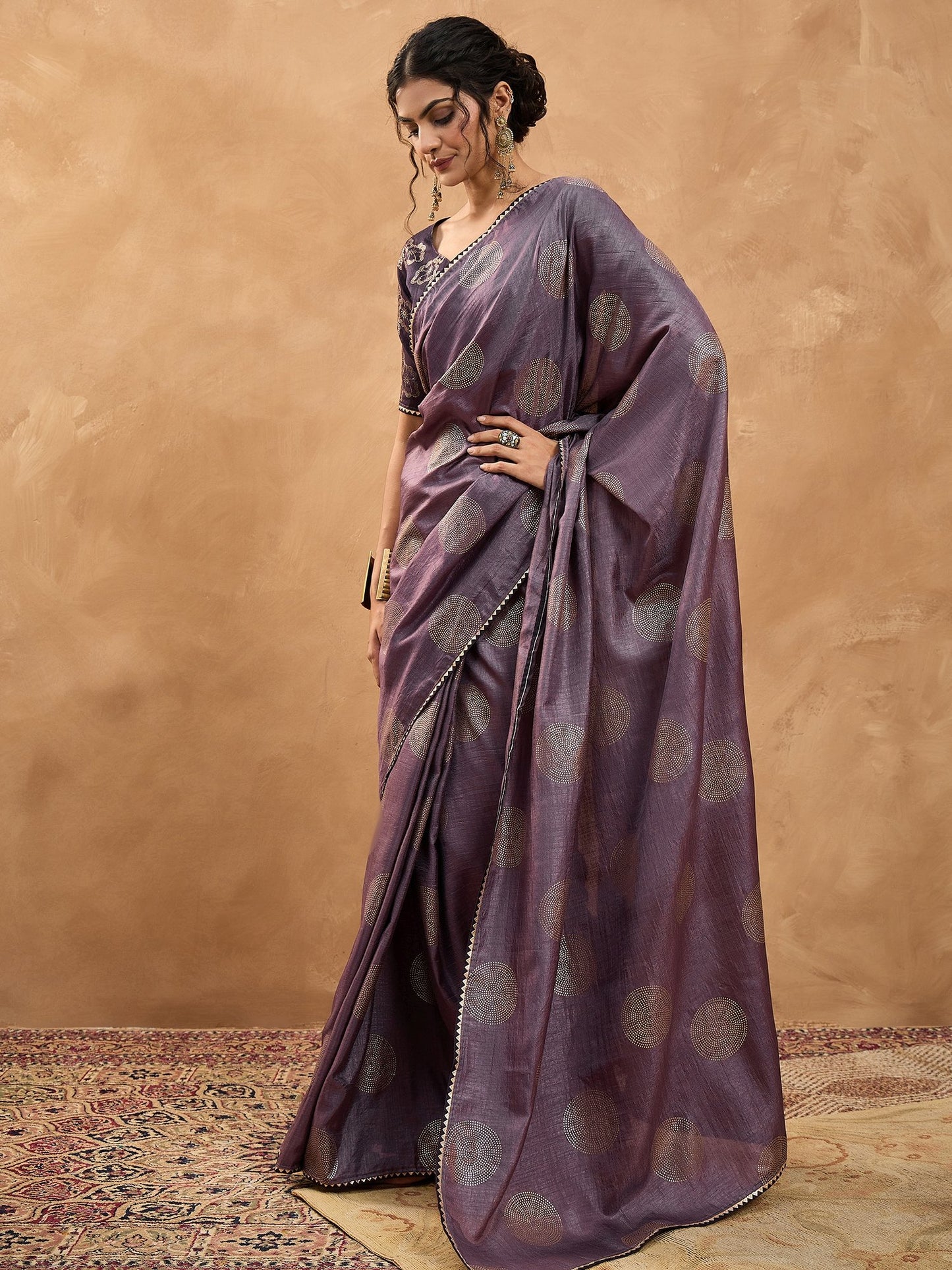 partywear designer saree for festive occasions