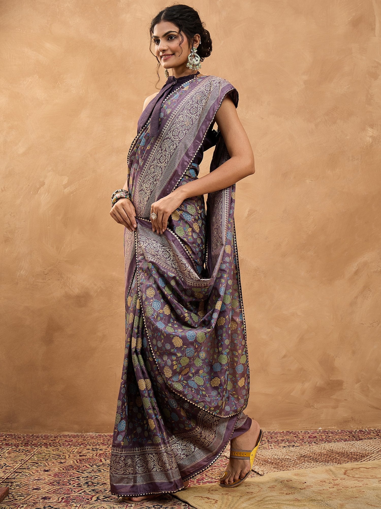 partywear designer saree for festive occasions
