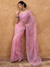 Pink Pink Party Wear Georgette Embellished Saree