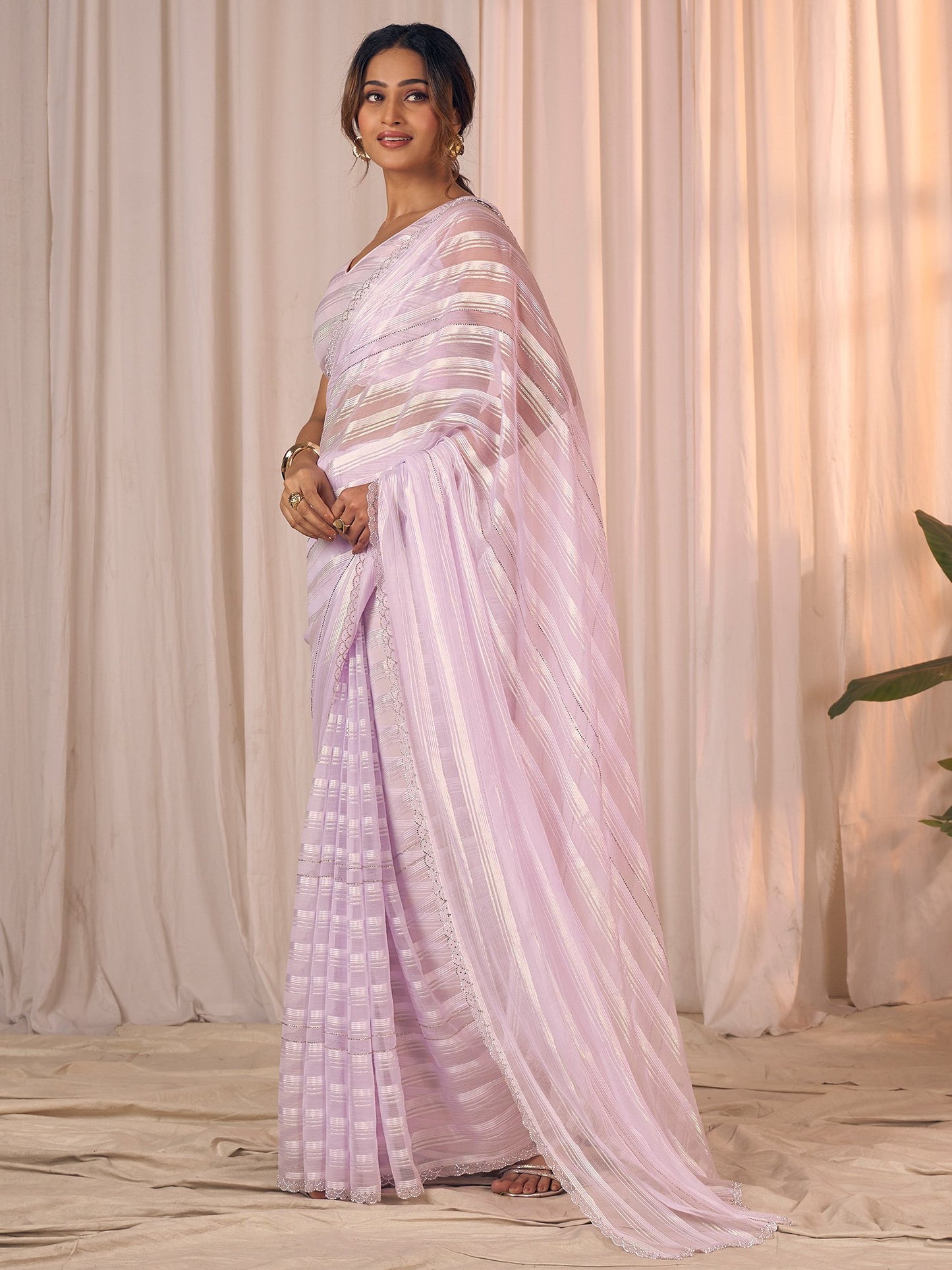 partywear designer saree for festive occasions