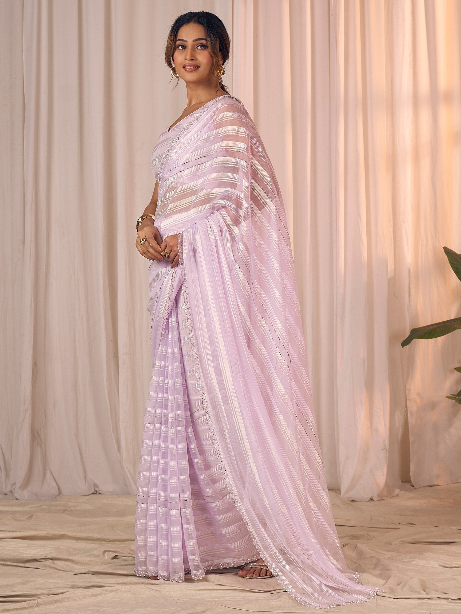 partywear designer saree for festive occasions