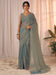 Blue Blue Party Wear Georgette Embellished Saree