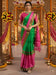 Green Green Banarasi Cotton Blend Woven Saree