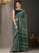 Green Green Dabu Bhagalpuri Silk Printed Saree