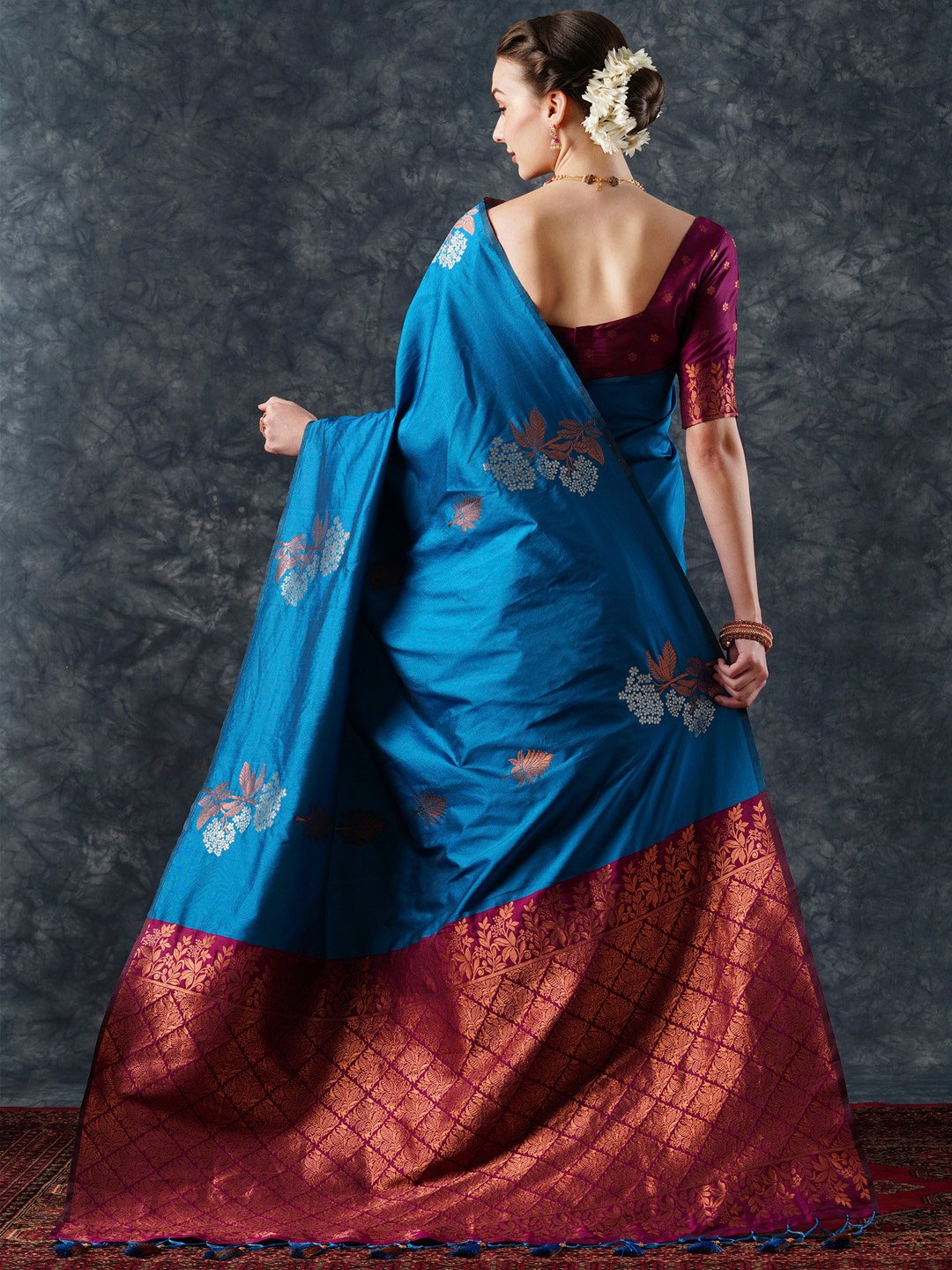 partywear designer saree for festive occasions
