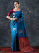 Blue Blue Banarasi Silk Blend Woven Saree