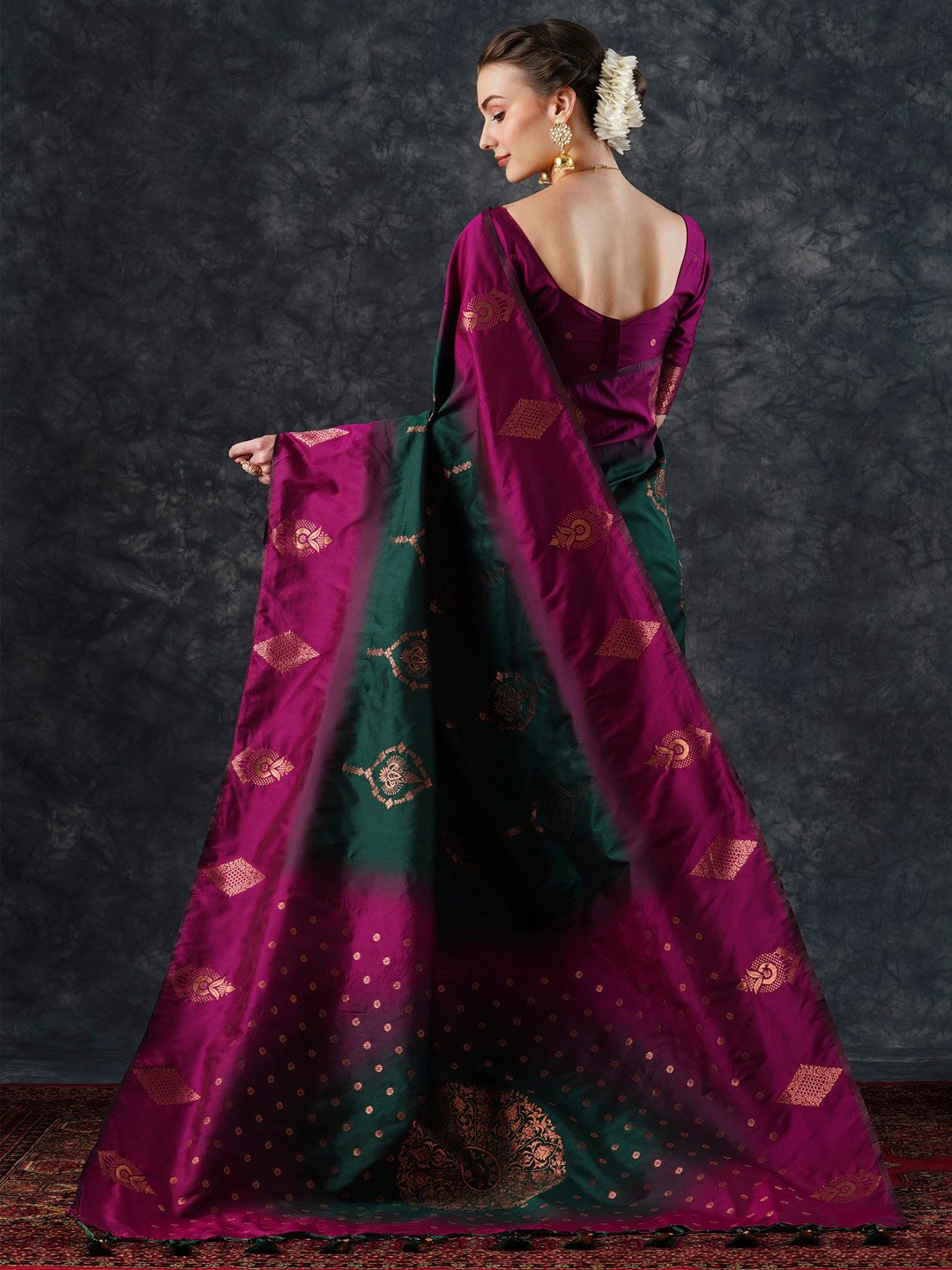 partywear designer saree for festive occasions
