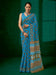 Blue Blue Bagh Bhagalpuri Silk Printed Saree