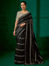 Black Black Block Print Bhagalpuri Silk Printed Saree