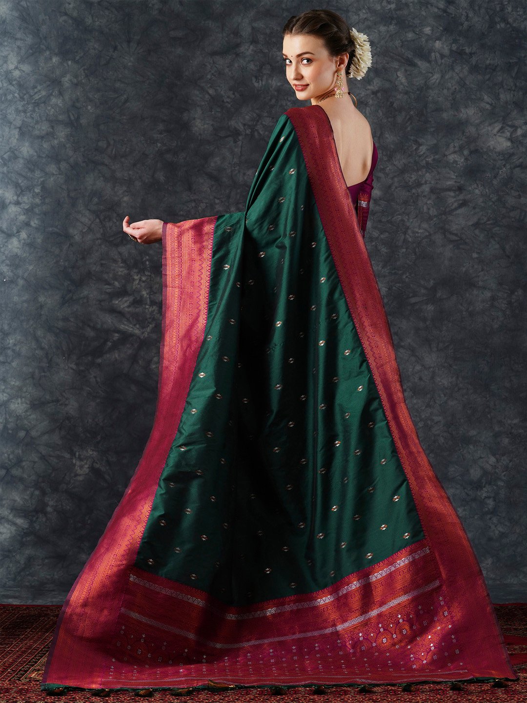 partywear designer saree for festive occasions