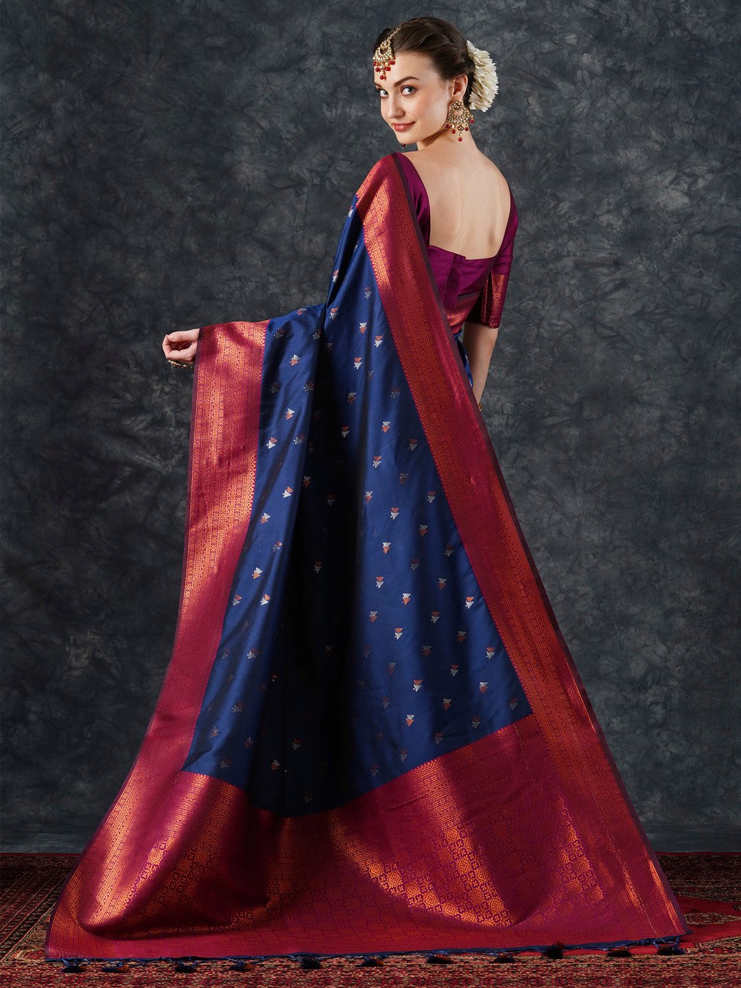 partywear designer saree for festive occasions