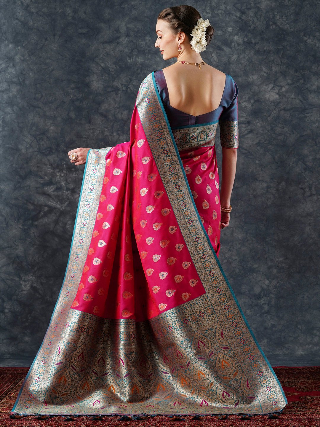 partywear designer saree for festive occasions