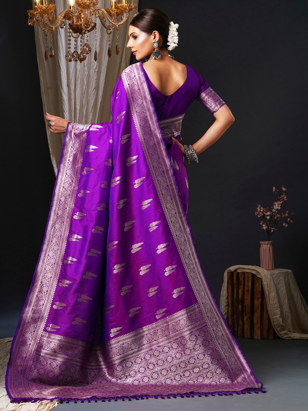 partywear designer saree for festive occasions