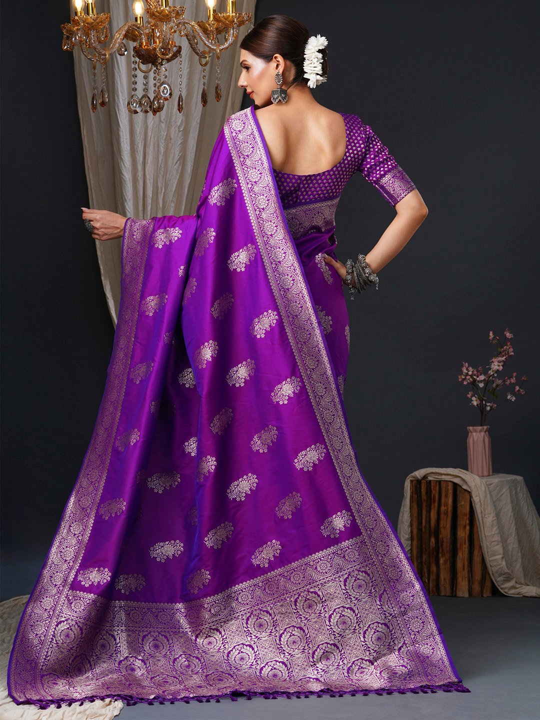 partywear designer saree for festive occasions
