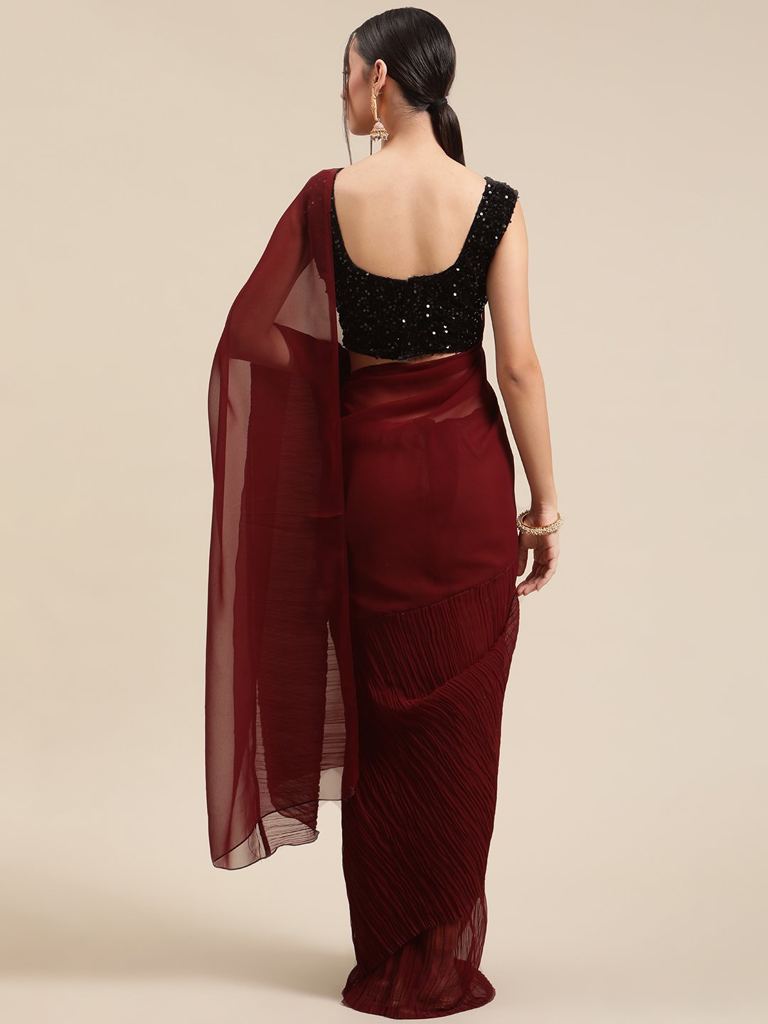 partywear designer saree for festive occasions