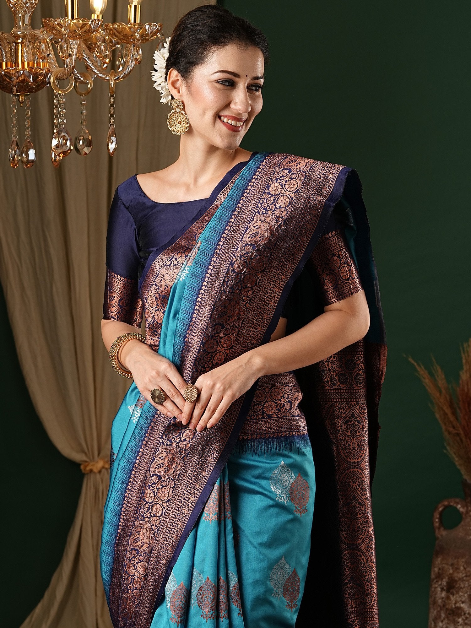 Get the best organza saree