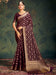 Purple Purple Kanjeevaram Georgette Woven Saree