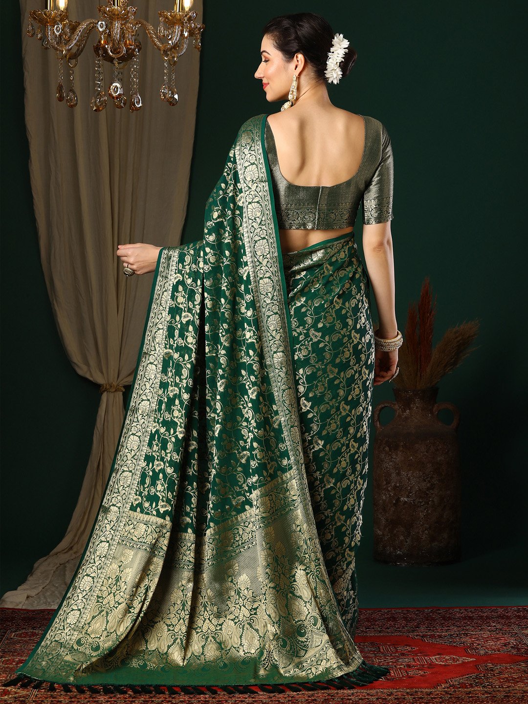 partywear designer saree for festive occasions