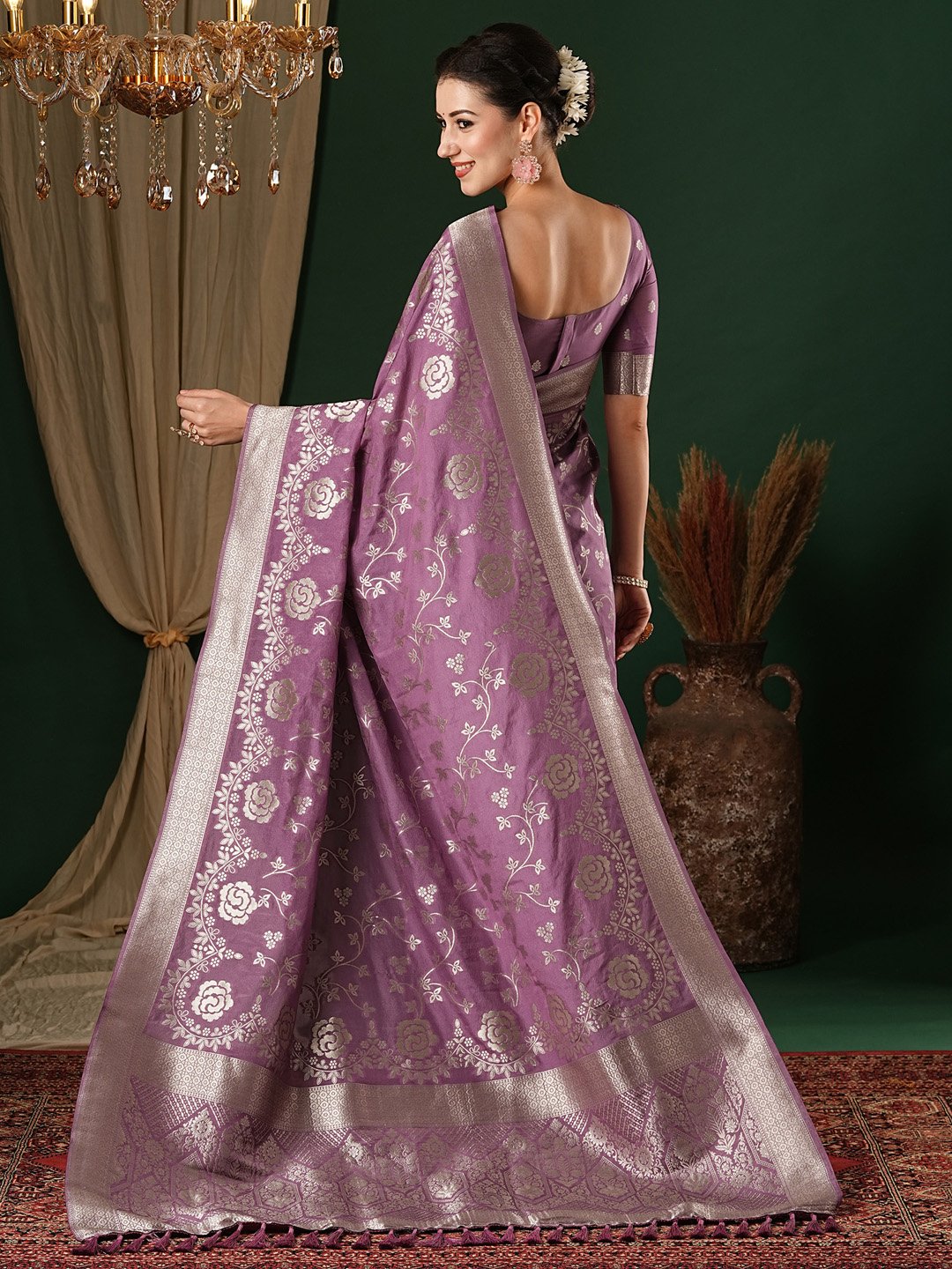 partywear designer saree for festive occasions