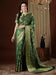 Green Green Kanjeevaram Viscose Silk Woven Saree