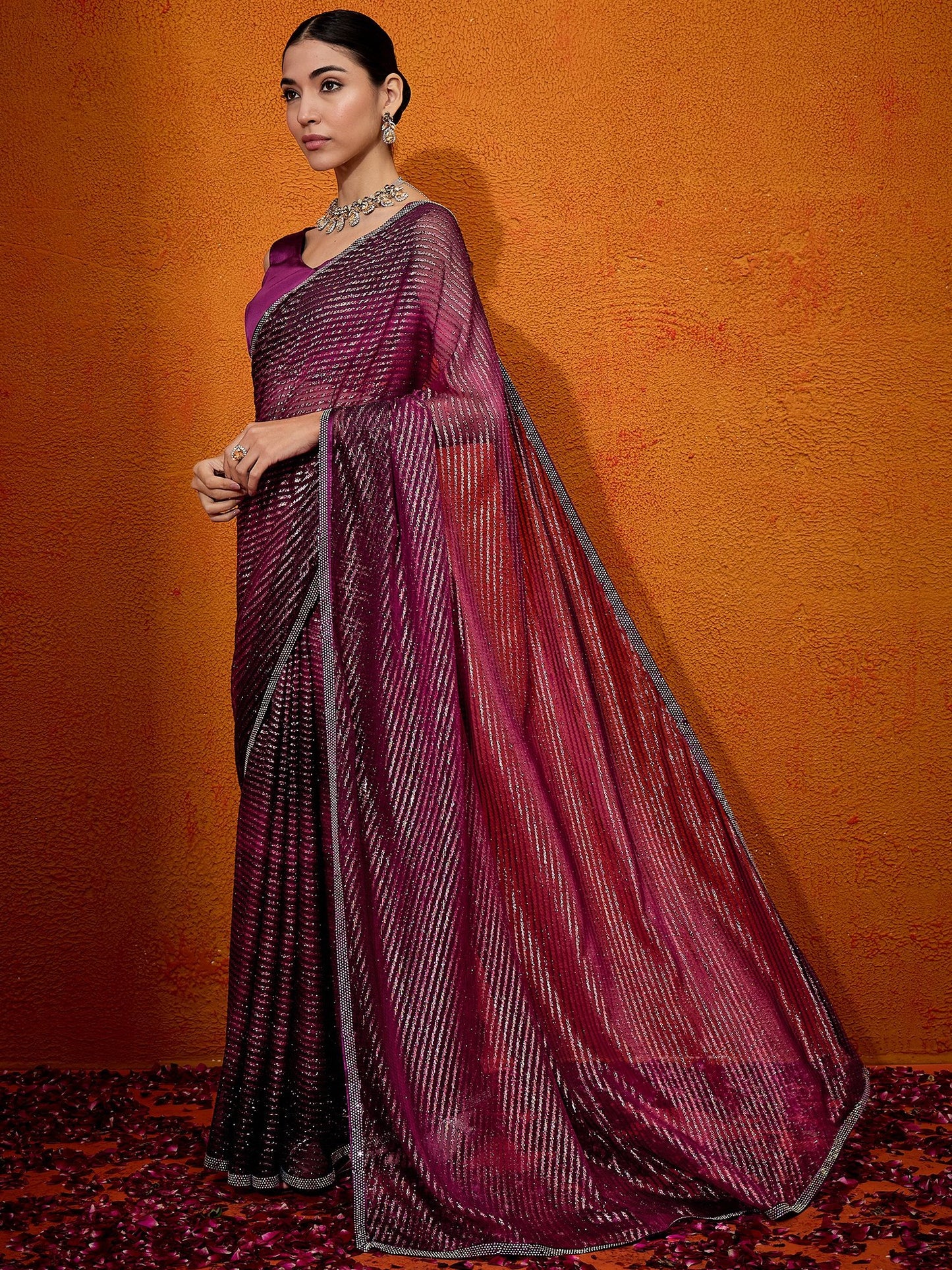 Get the best party wear saree