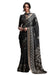 Black Black Sungudi Silk Blend Printed Saree