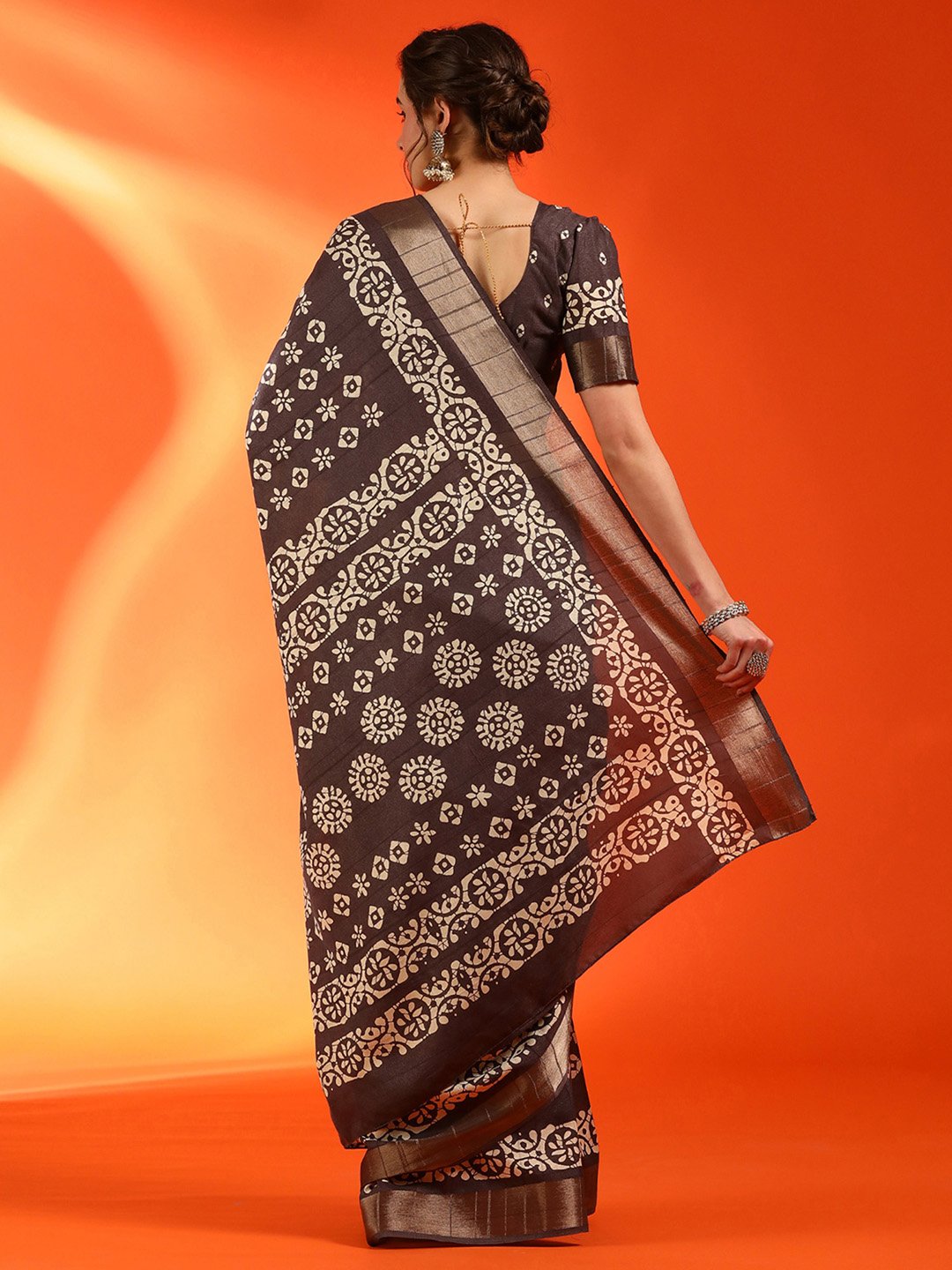 partywear designer saree for festive occasions